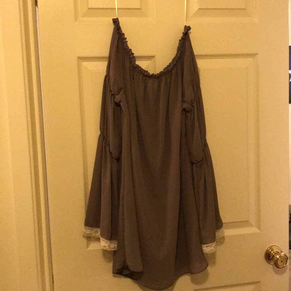 Off the shoulder dress